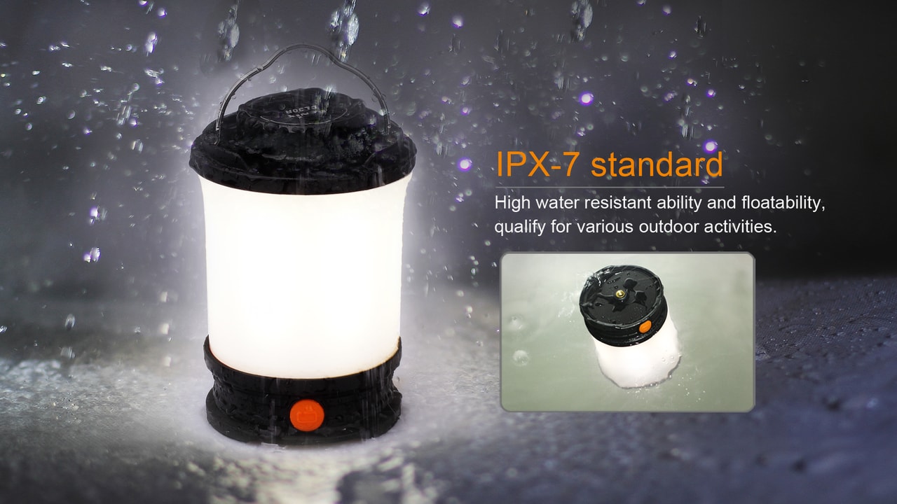 enix CL30R 650 Lumen Rechargeable Camping Lantern with USB Power Bank".