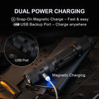 Powertac E9R Gen4 2,550 Lumen Tactical EDC Flashlight – IPX8, USB-C, Lifetime Warranty