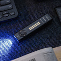 Powertac QUAD 2000 Lumen Flashlight – 4-in-1 Flood, Spot, UV & Green Laser EDC Light