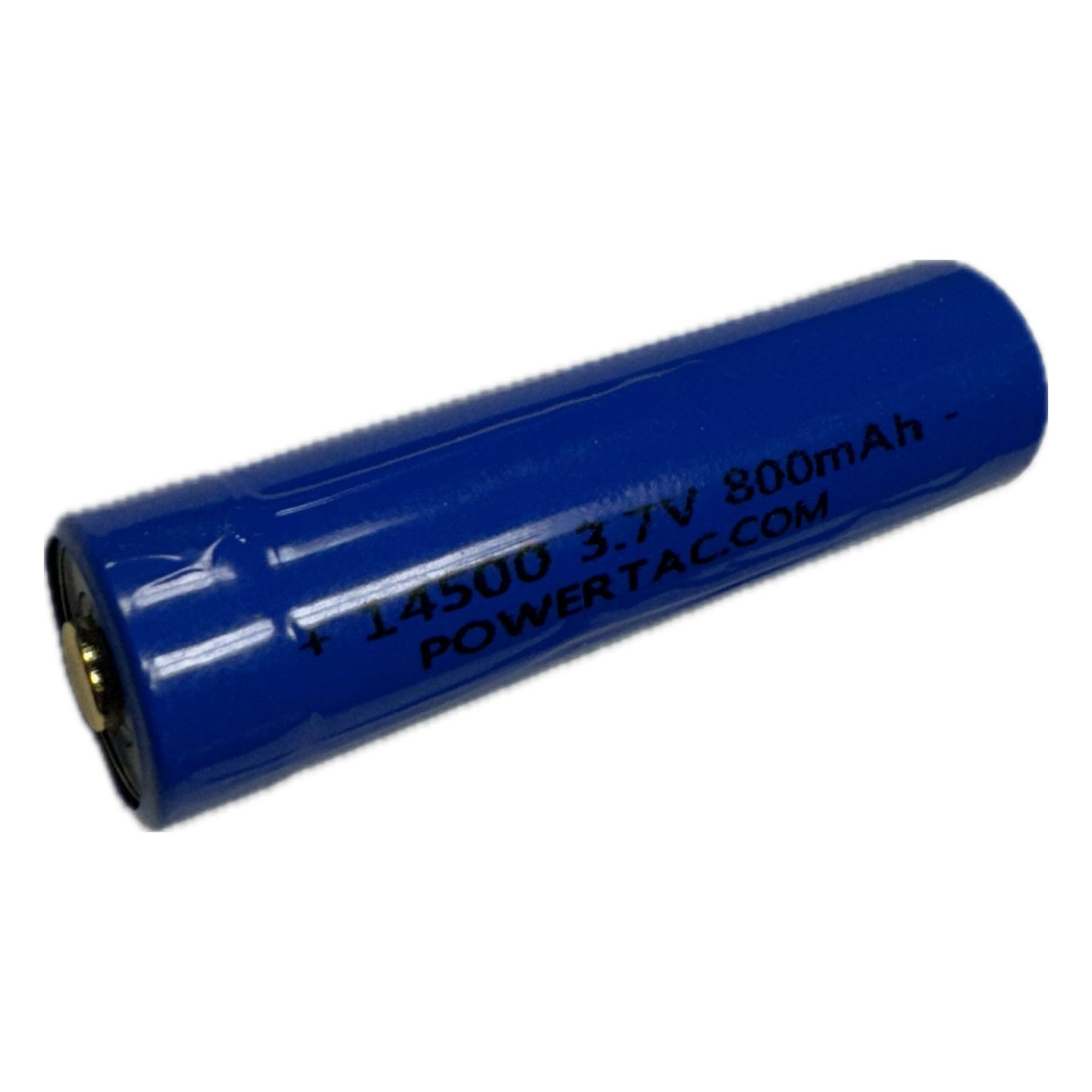 Powertac 800 mAh Lithium-ion 14500 Rechargeable Battery