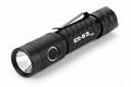 A black tactical flashlight with a textured grip, pocket clip, and white 'E11-G3 mini' branding, shown on a clean white background.