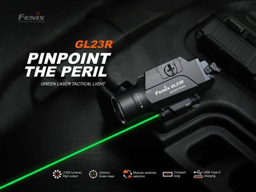 Fenix GL23R Green Laser Tactical Light