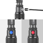 Powertac FlexBeam Adjustable Zoom Flashlight – 1200 Lumens, 700M Throw, Hunting & EDC