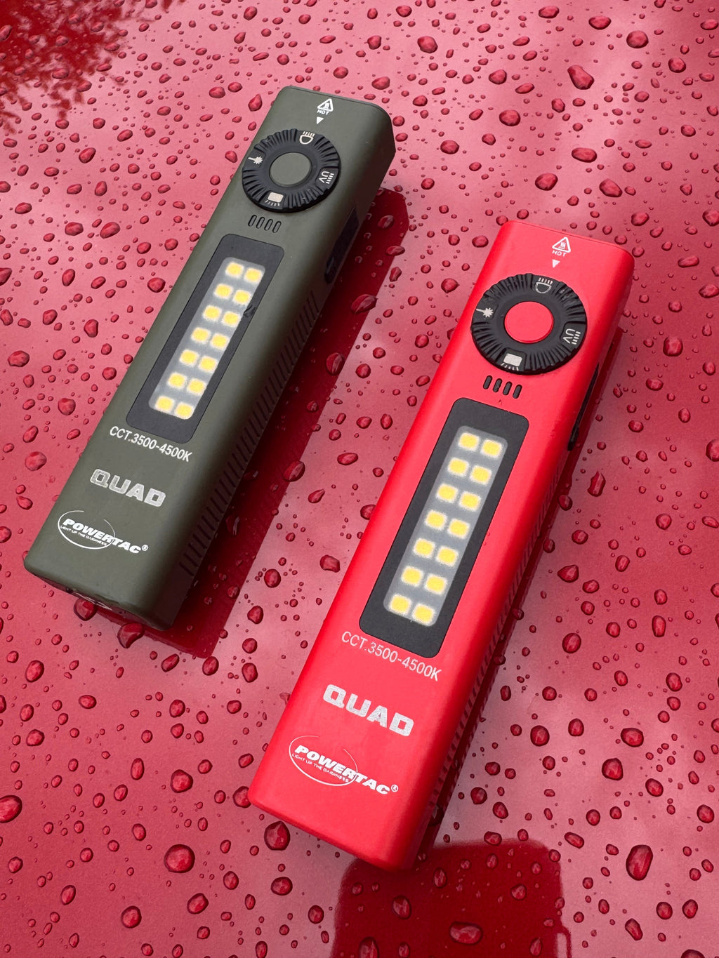 Powertac QUAD 2000 Lumen 4-in-1 Tactical EDC Flashlight