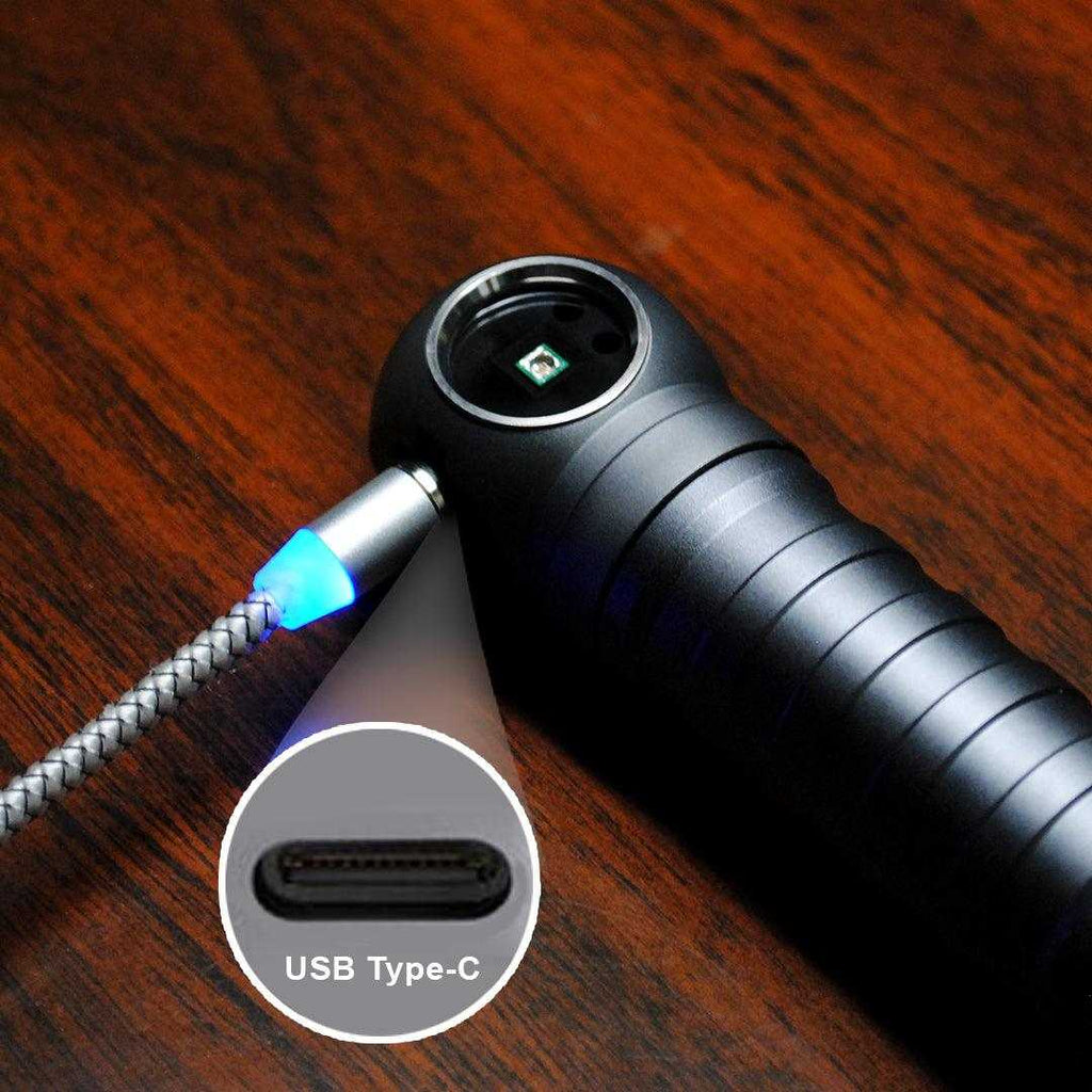 Powertac 3-in-1 Magnetic USB Charging Cable USB-C Micro USB and Lightning