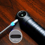 Magnetic USB Charging Cable, 3 in 1 Nylon Cord, Compatible with Micro USB, Type C, and Apple Products Powertac