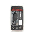 Magnetic USB Charging Cable, 3 in 1 Nylon Cord, Compatible with Micro USB, Type C, and Apple Products Powertac