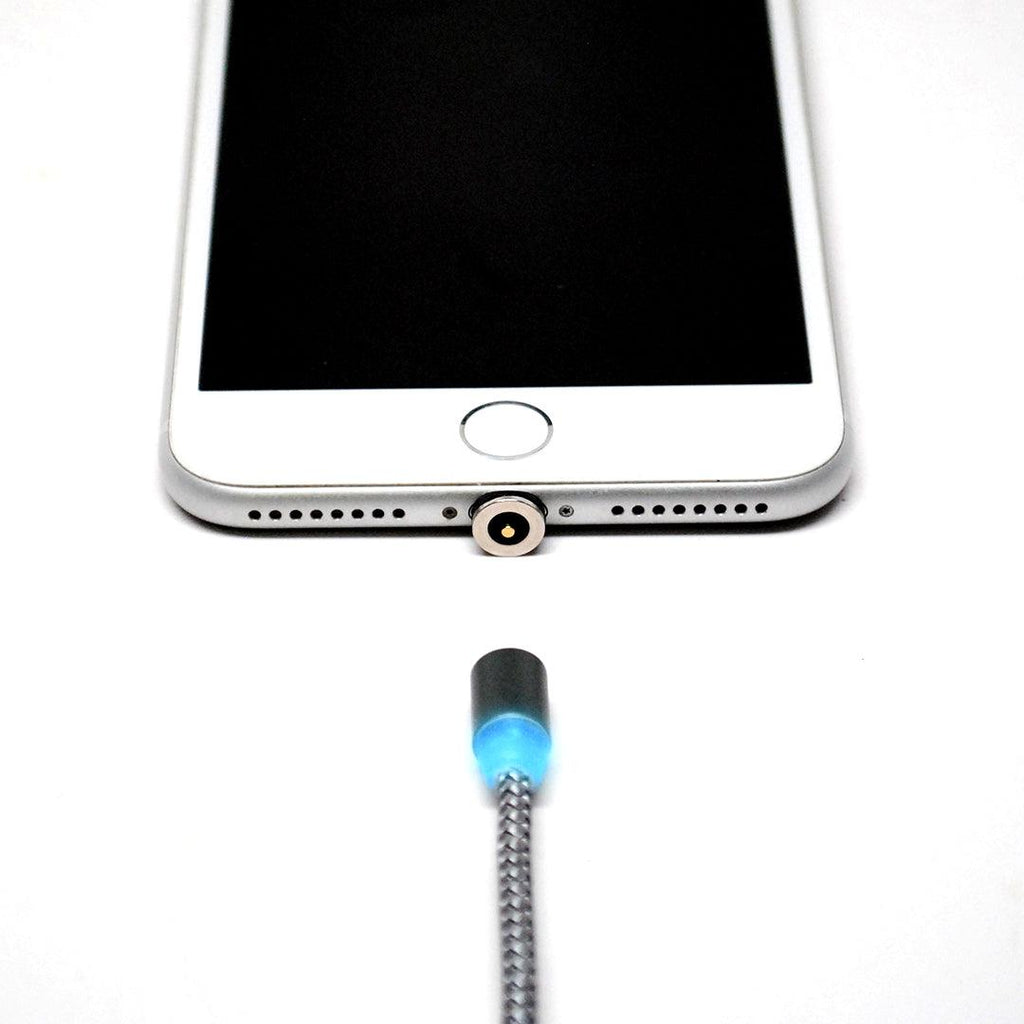 Powertac 3-in-1 Magnetic USB Charging Cable USB-C Micro USB and Lightning