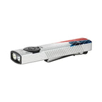 OLIGHT ARKFELDPRO3RSTARS Arkfeld Pro Flat EDC Flashlight with LED Light UV and Laser - Stars & Stripes Edition
