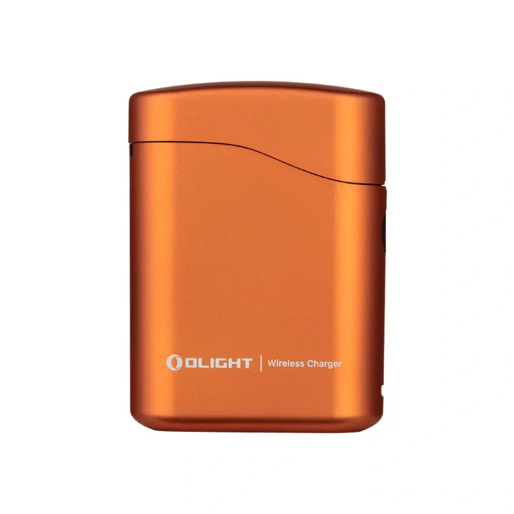 Olight Baton 4 Premium EDC Flashlight, 1,300 Lumens with Charging Case – Orange