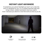 OLIGHT IMINI2PR imini 2 Rechargeable Mini Flashlight - Passionate Red