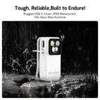 OLIGHT OCLIPPROWH Oclip Pro Clip on Flashlight with Floodlight - White