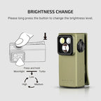 OLIGHT OCLIPULTRAOAL Oclip Ultra Clip-On EDC Light with Flood, Spot, and UV Modes - Olive Green