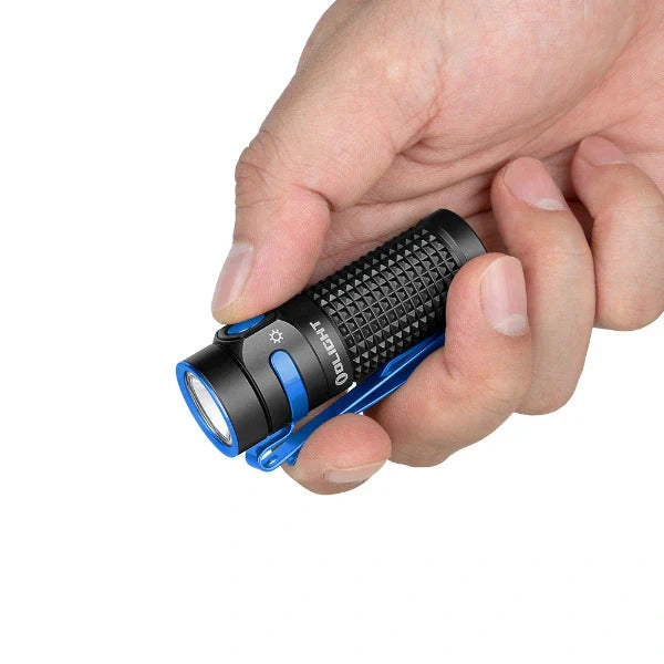 Olight Baton 4 Premium EDC Flashlight, 1,300 Lumens with Charging Case – Black