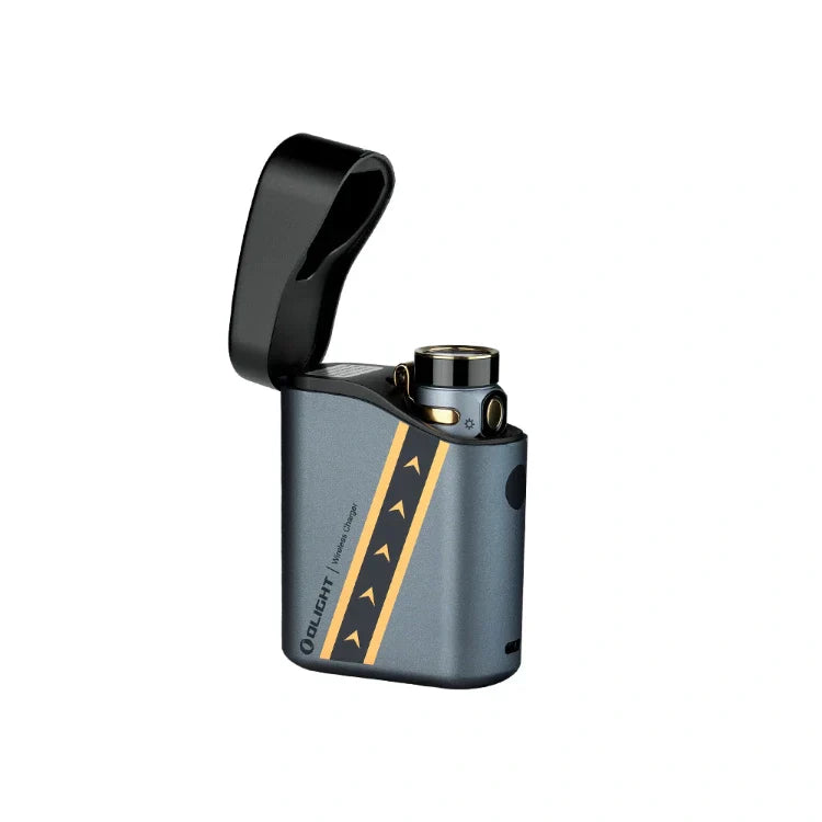 Olight Baton 4 Premium EDC Flashlight, 1,300 Lumens with Charging Case – Fighter Pilot