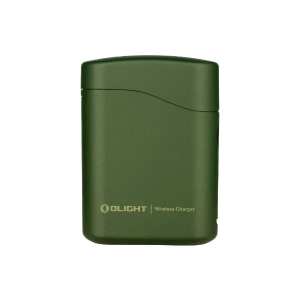 Olight Baton 4 Premium EDC Flashlight, 1,300 Lumens with Charging Case – OD Green