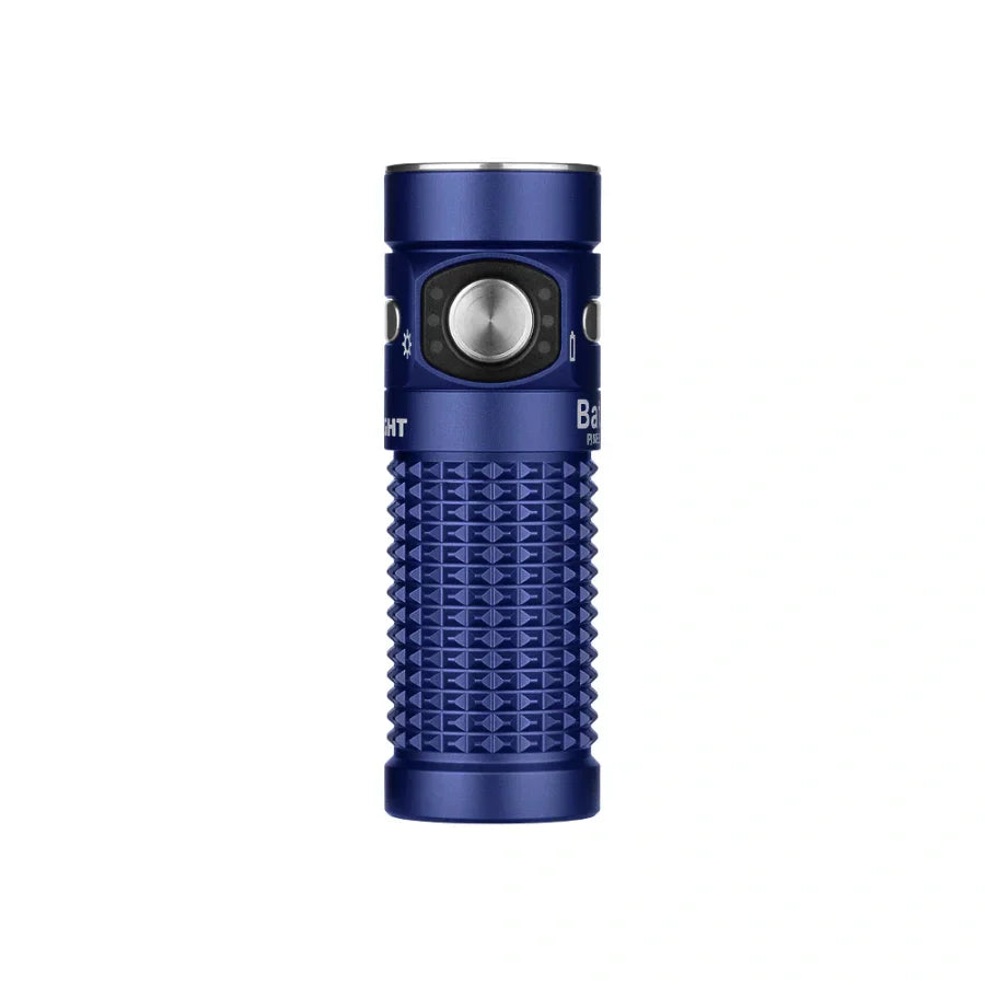 Olight Baton 4 Premium EDC Flashlight, 1,300 Lumens with Charging Case – Regal Blue
