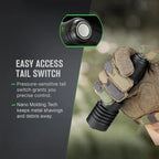 OLIGHT WARRIORX4MTBK Warrior X 4 USB-C and MCC Rechargeable Tactical Flashlight With Holster - Matte Black