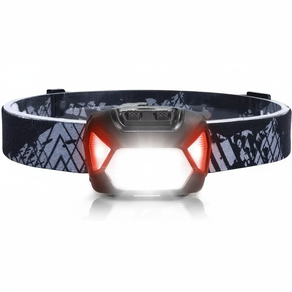 6 Modes Usb Rechargeable Headlamp IPX4 Waterproof Headlight Flashlights LED Head Lamp With Red Green Light For Outdoor Fishing