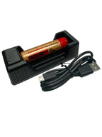 Powertac Single Bay USB Charger (18650) Powertac
