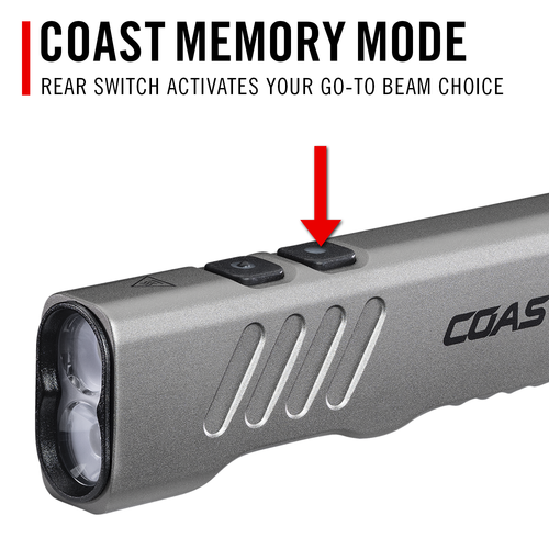 COAST Slayer – Rechargeable EDC Flashlight, 1150 Lumens