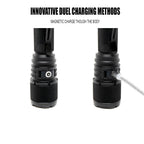 Powertac Warrior Gen4 Wide Beam Tactical Flashlight – 4200 Lumens, IPX8