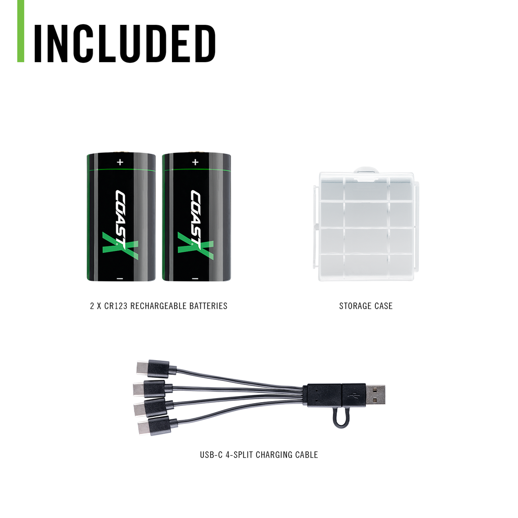 ZITHION-X CR123 Rechargeable Batteries