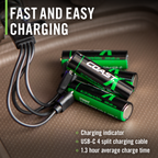 ZITHION-X AAA Rechargeable Batteries