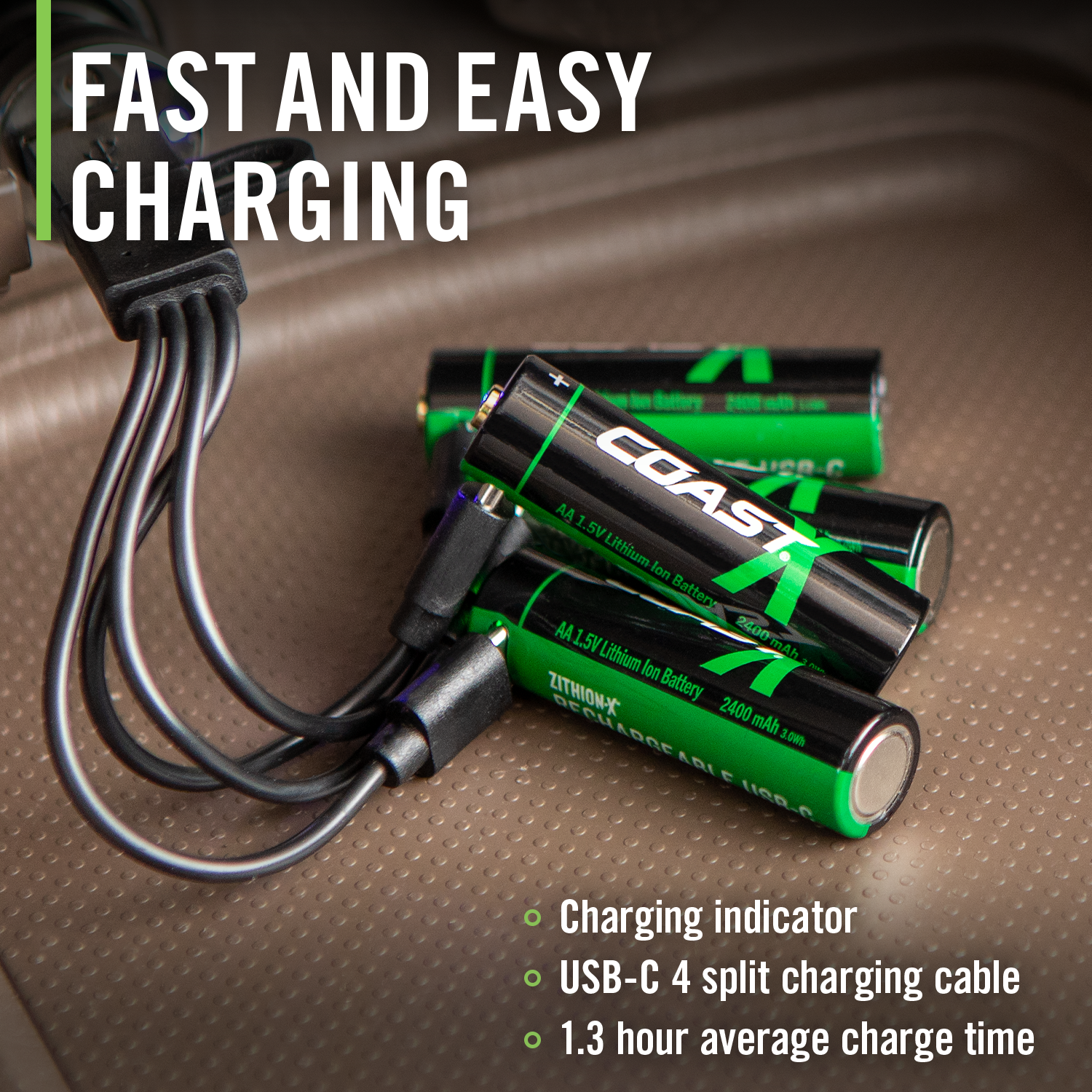 ZITHION-X AAA Rechargeable Batteries