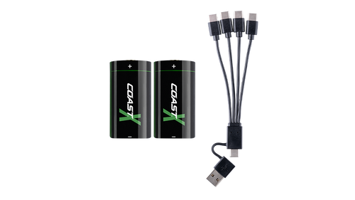 COAST ZITHION-X CR123 Rechargeable Batteries – 2 & 4 Pack COAST Products