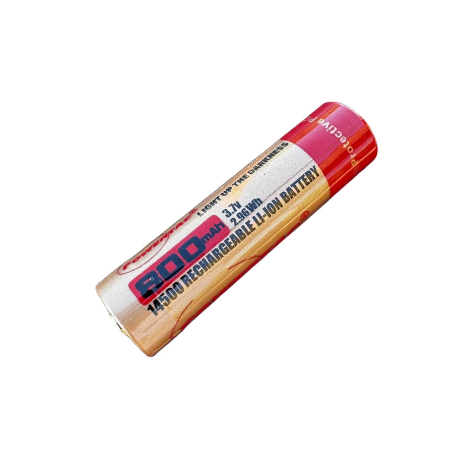 Powertac 800 mAh Lithium-ion 14500 Rechargeable Battery