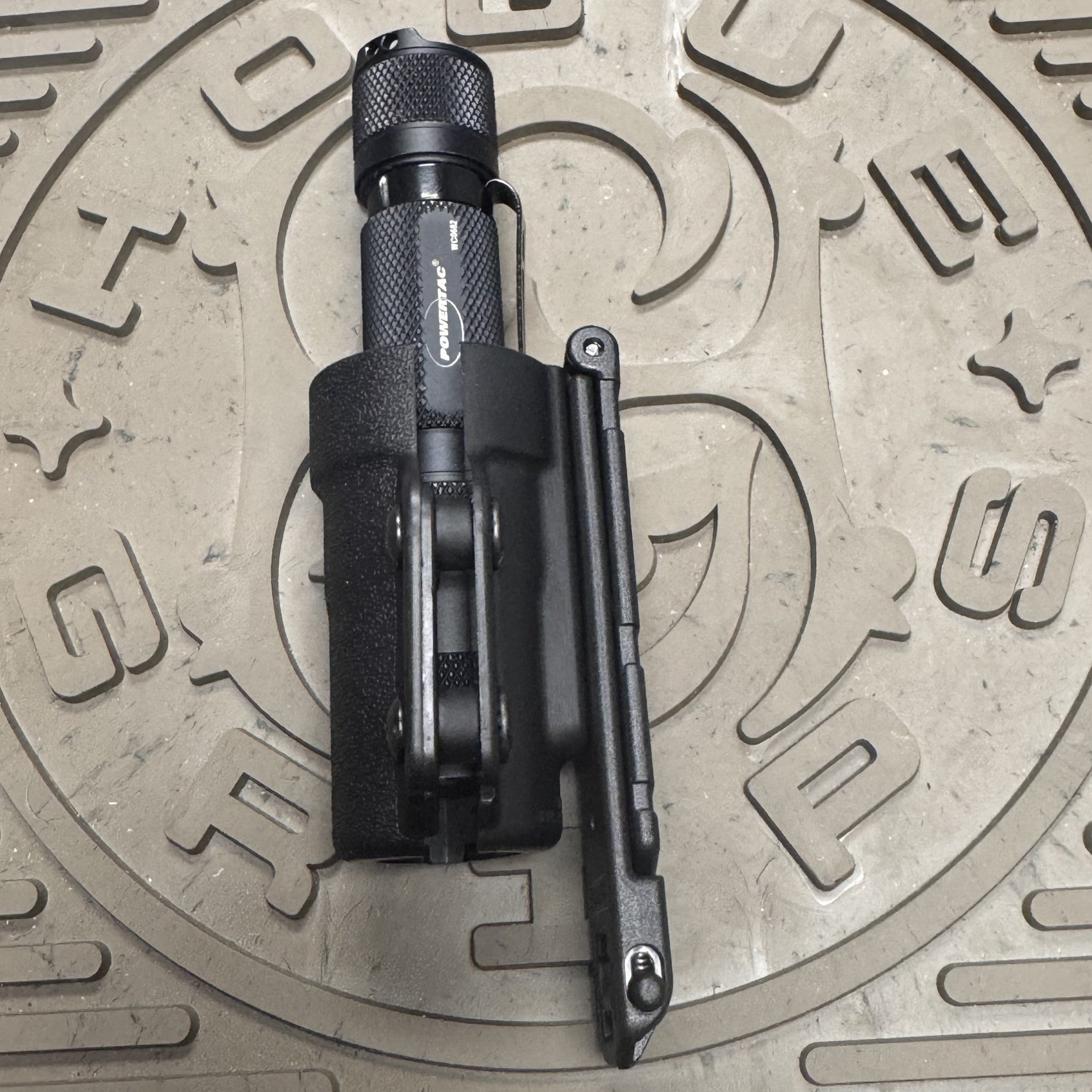 Powertac Tactical Flashlight Holster with MOLLE Attachment