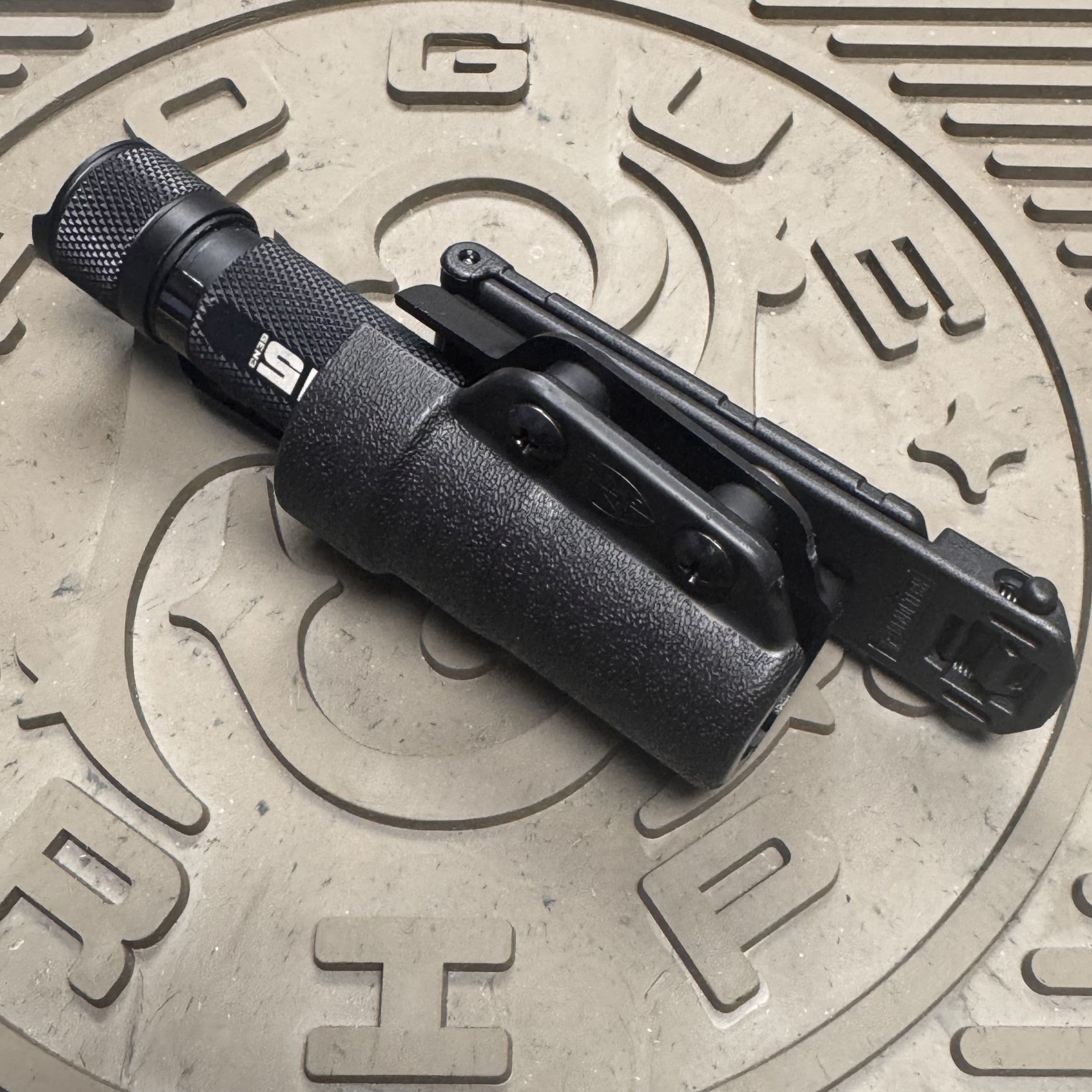 Powertac Tactical Flashlight Holster with MOLLE Attachment